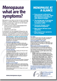 Join the dots: A-Z symptoms list - The Menopause Charity