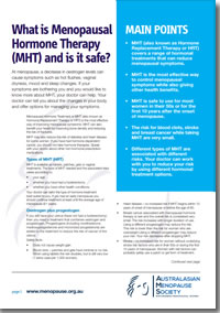 What is MHT and is it safe