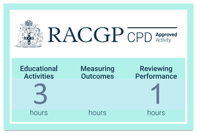 4 CPD hours (3 for Educational Activities and 1 for Reviewing Performance).